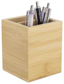 pot à crayons bambou 10.5x8.5x7 - 14822443 - HEMA