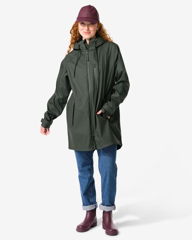 regenjas voor volwassenen groen groen - 34450540GREEN - HEMA