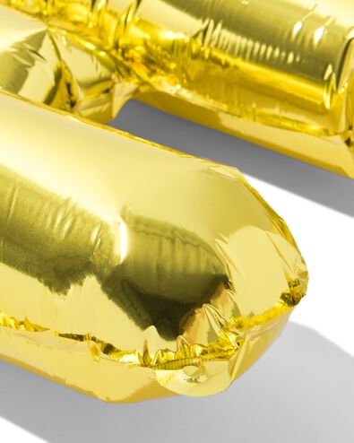 ballon aluminium lettre H 30cm dor&eacute; - 14260038 - HEMA