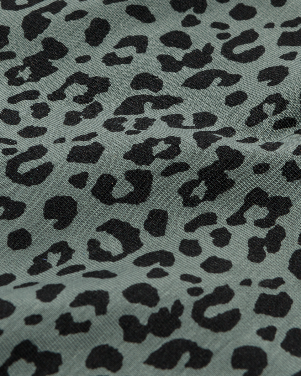 slip femme taille haute léopard vert foncé vert foncé - 1000024131 - HEMA