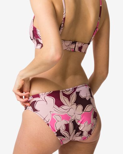 bas de bikini femme Mila coupe r&eacute;guli&egrave;re rose rose - 22360330PINK - HEMA