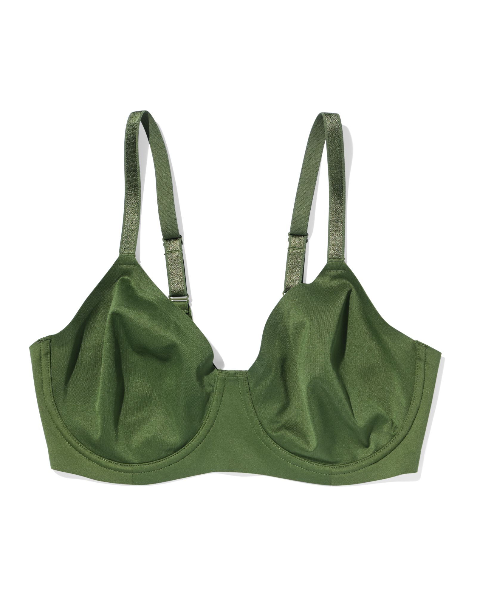 soutien-gorge non pr&eacute;form&eacute; avec armatures  vert fonc&eacute; vert fonc&eacute; - 21805975DARKGREEN - HEMA