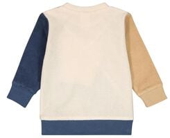 Baby-Sweatshirt, Frottee blau blau - 1000028203 - HEMA