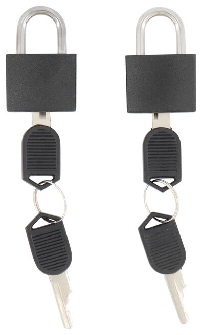 2er-Pack Gep&auml;ckschl&ouml;sser - 18630006 - HEMA
