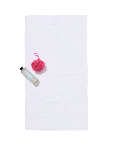 serviette de bain qualité supérieure 60 x 110 - serviette blanc serviette 60 x 110 - 5213600 - HEMA