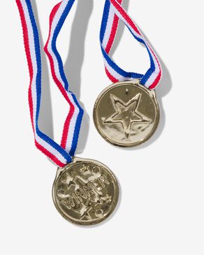 Strikt vijver Implicaties uitdeelcadeautjes medailles - 8 stuks - HEMA