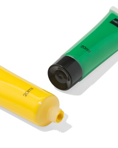 peinture acrylique couleurs de base 20 ml - 6 pi&egrave;ces - 60702807 - HEMA