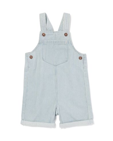 Baby-Jeanslatzhose mit Streifen jeansfarben - 33136570DENIM - HEMA