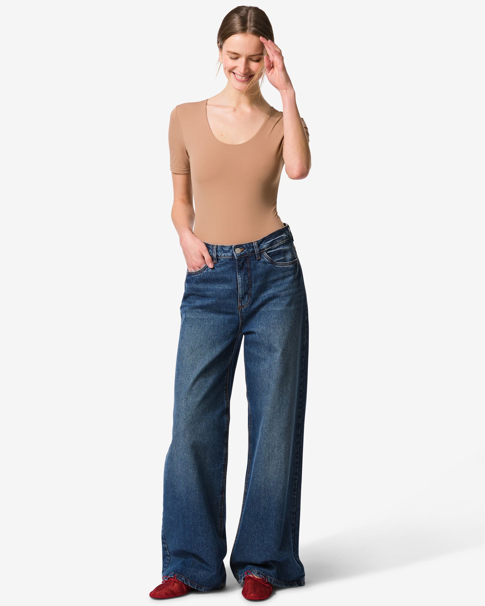 body femme smoothing marron clair marron clair - 21500716LIGHTBROWN - HEMA