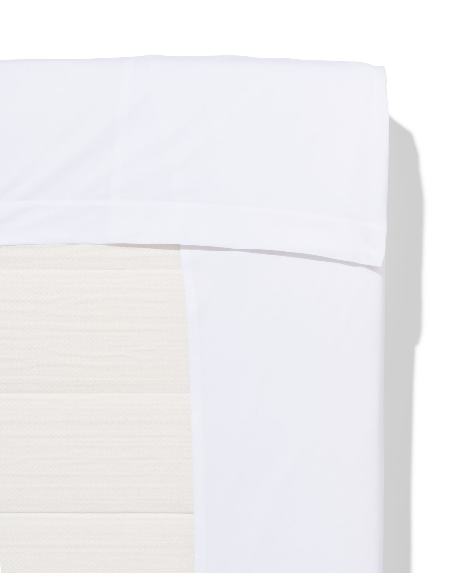 laken zacht katoen 150x255 wit - 5180132 - HEMA