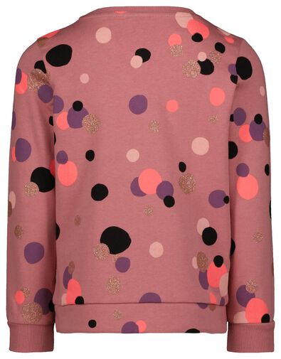 Kinder-Sweatshirt, Punkte rosa - 1000025905 - HEMA