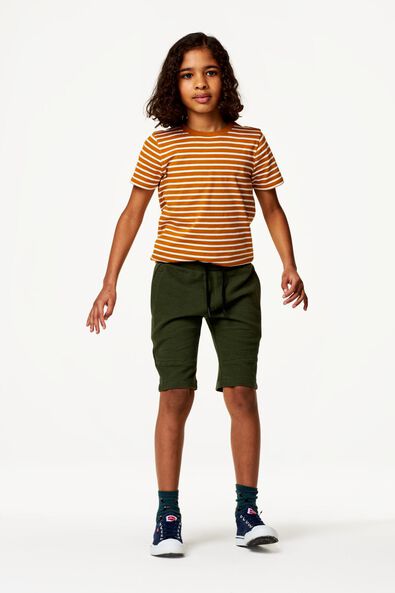 Kinder-T-Shirt, Streifen braun braun - 1000023135 - HEMA