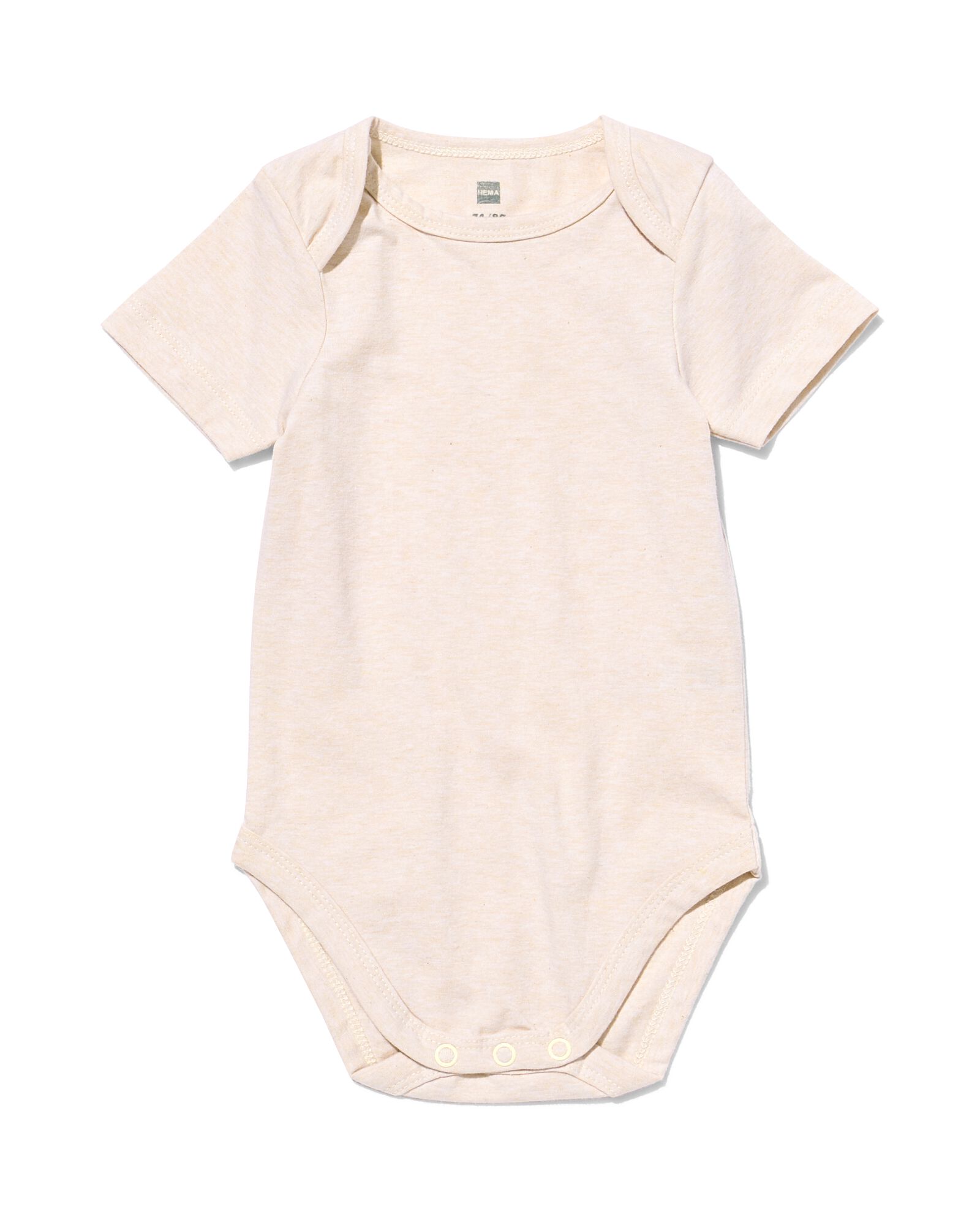 baby body met stretch  beige beige - 33314130BEIGE - HEMA