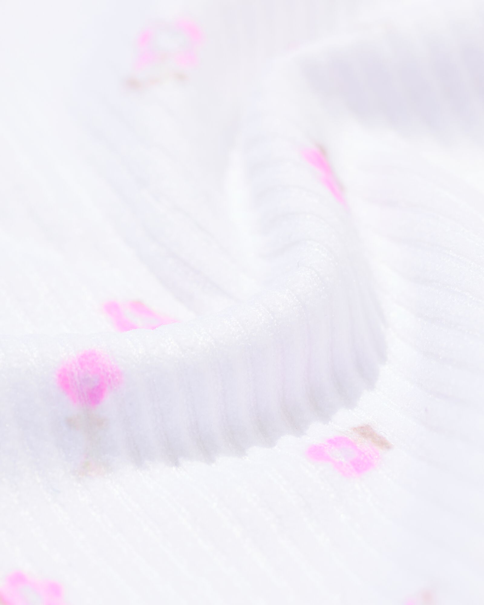 damesshortie naadloos rib bloemen wit wit - 19603000WHITE - HEMA