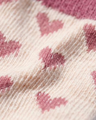5 paires de chaussettes bébé avec coton rose 0-6 m - 4720541 - HEMA