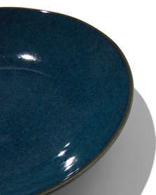 assiette creuse 21 cm - Porto émail réactif - bleu foncé - 9602218 - HEMA