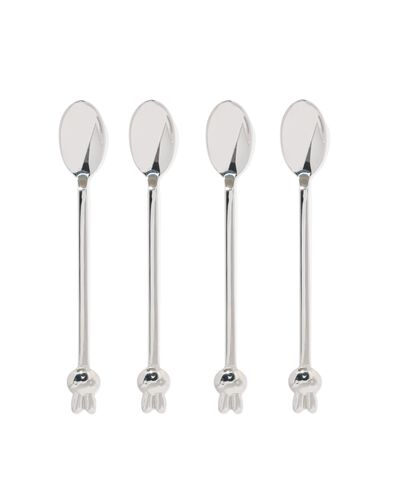 4&nbsp;cuill&egrave;res &agrave; th&eacute; en inox Miffy - 60410093 - HEMA