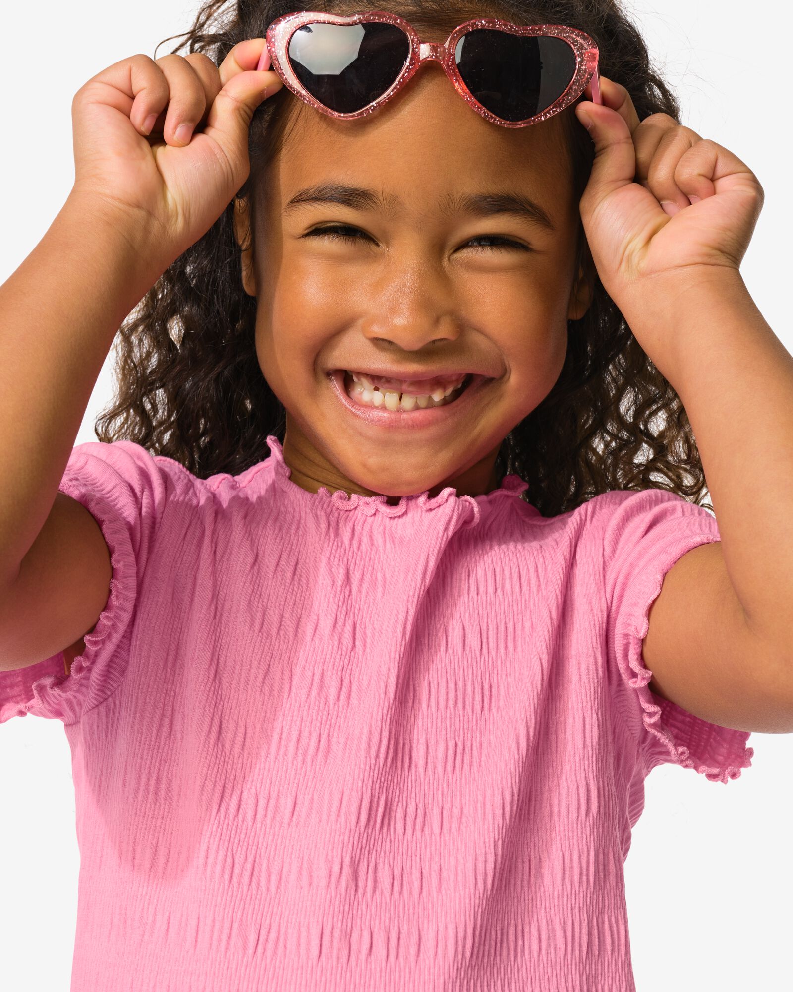 kinder T-shirt roze roze - 30846614PINK - HEMA