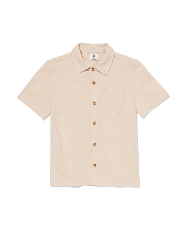 Kinder-Oberhemd Piqu&eacute; sandfarben sandfarben - 30717604SAND - HEMA
