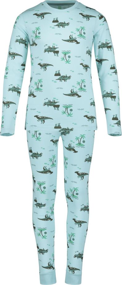 pyjama enfant vert - 1000018305 - HEMA