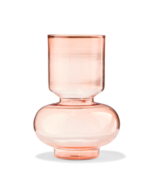 petit vase verre Ø7x10 orange - 13323017 - HEMA
