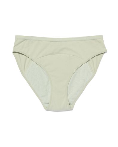 culotte menstruelle coton vert clair XL - 19650060 - HEMA