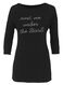 t-shirt de nuit femme noir - 1000008776 - HEMA