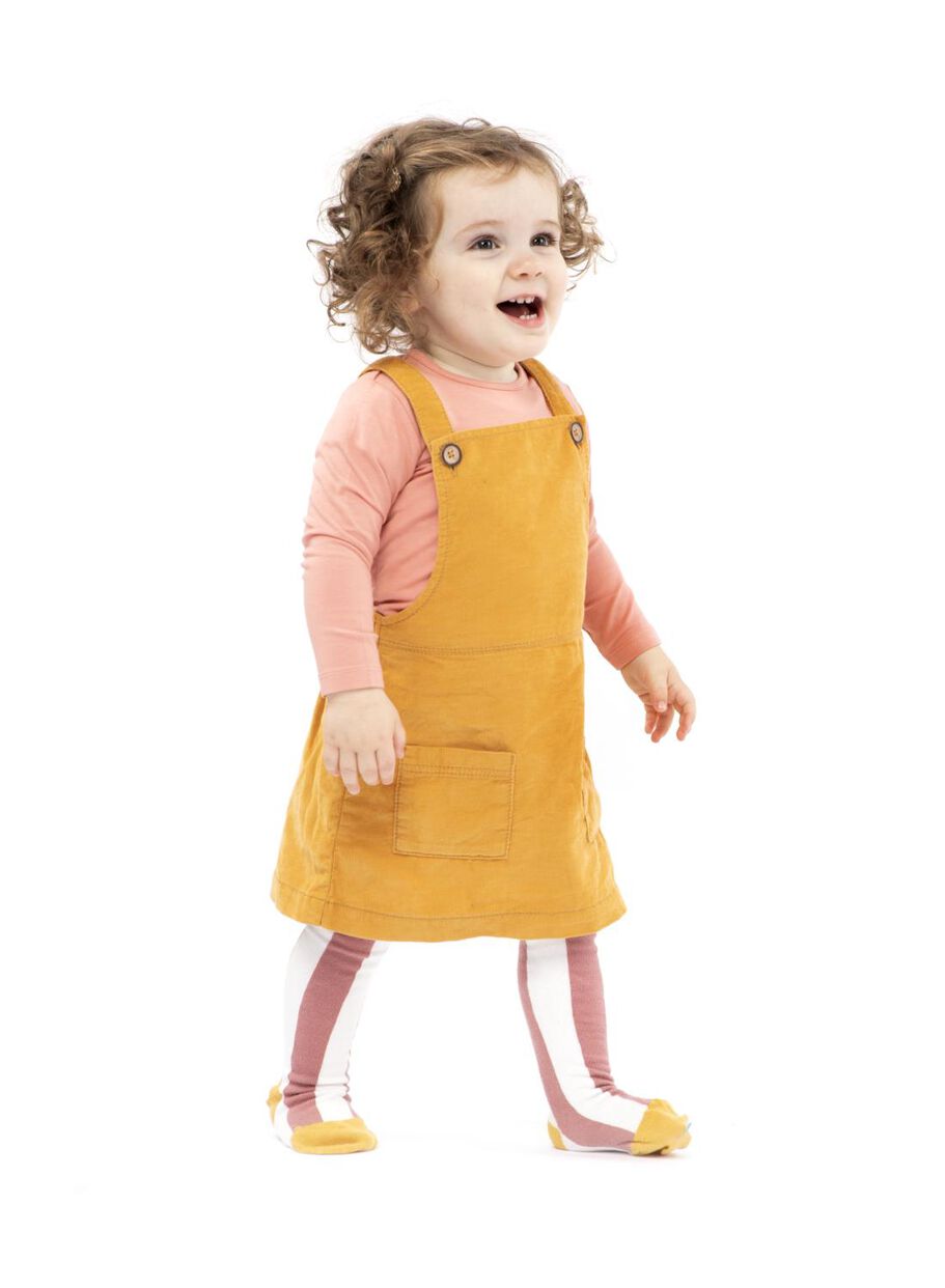 Baby Salopette Jurk Geel Hema