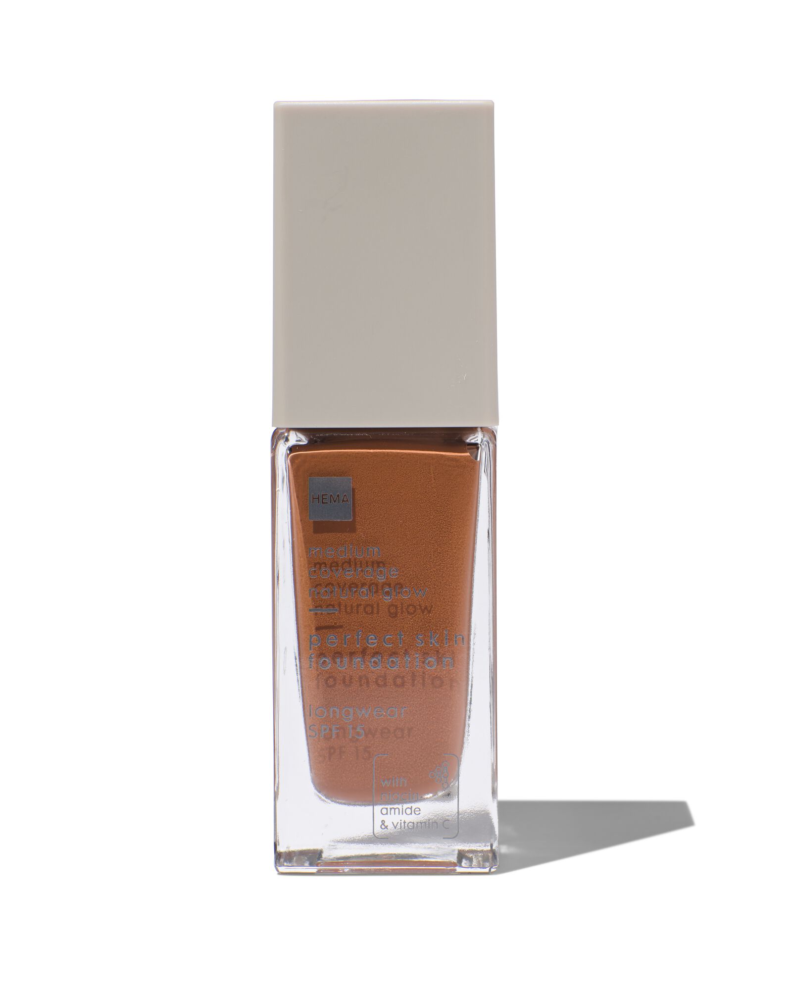 Perfect Skin Foundation, 13 Warm Cocoa - 11290363 - HEMA