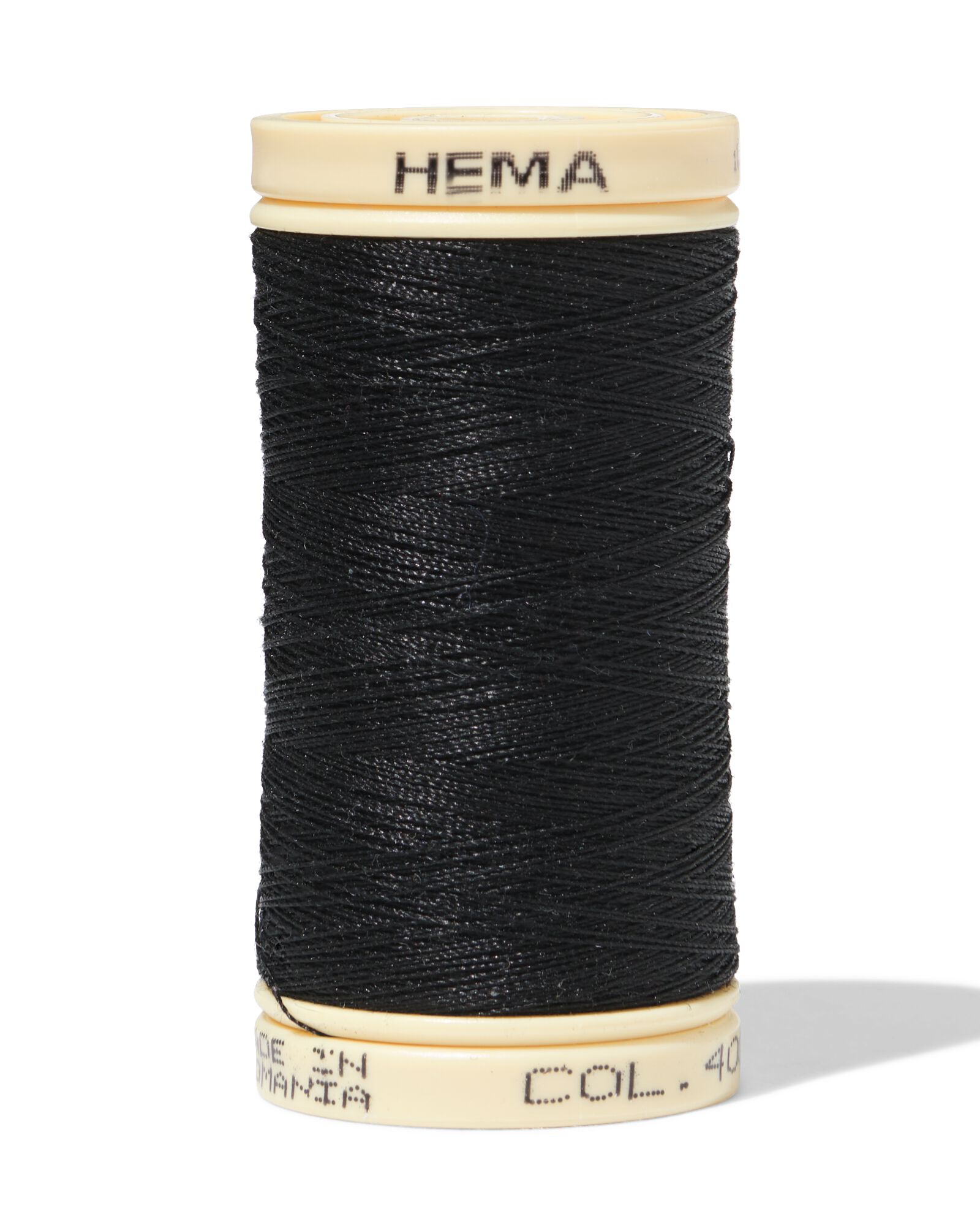 fil &agrave; coudre coton 500m noir - 1461502 - HEMA