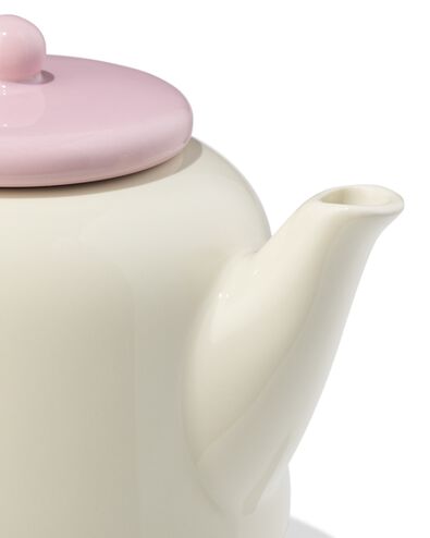 Teekanne 600 ml, aus Keramik, Blume, mit Henkel - 61104510 - HEMA