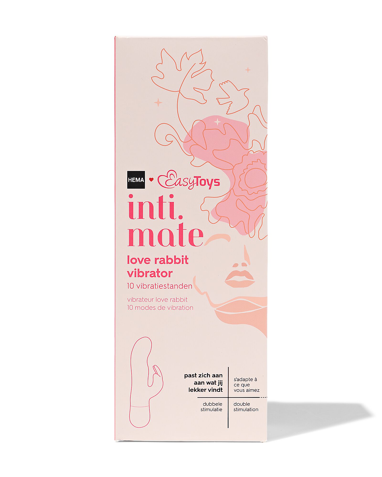 vibromasseur love rabbit - 12010005 - HEMA