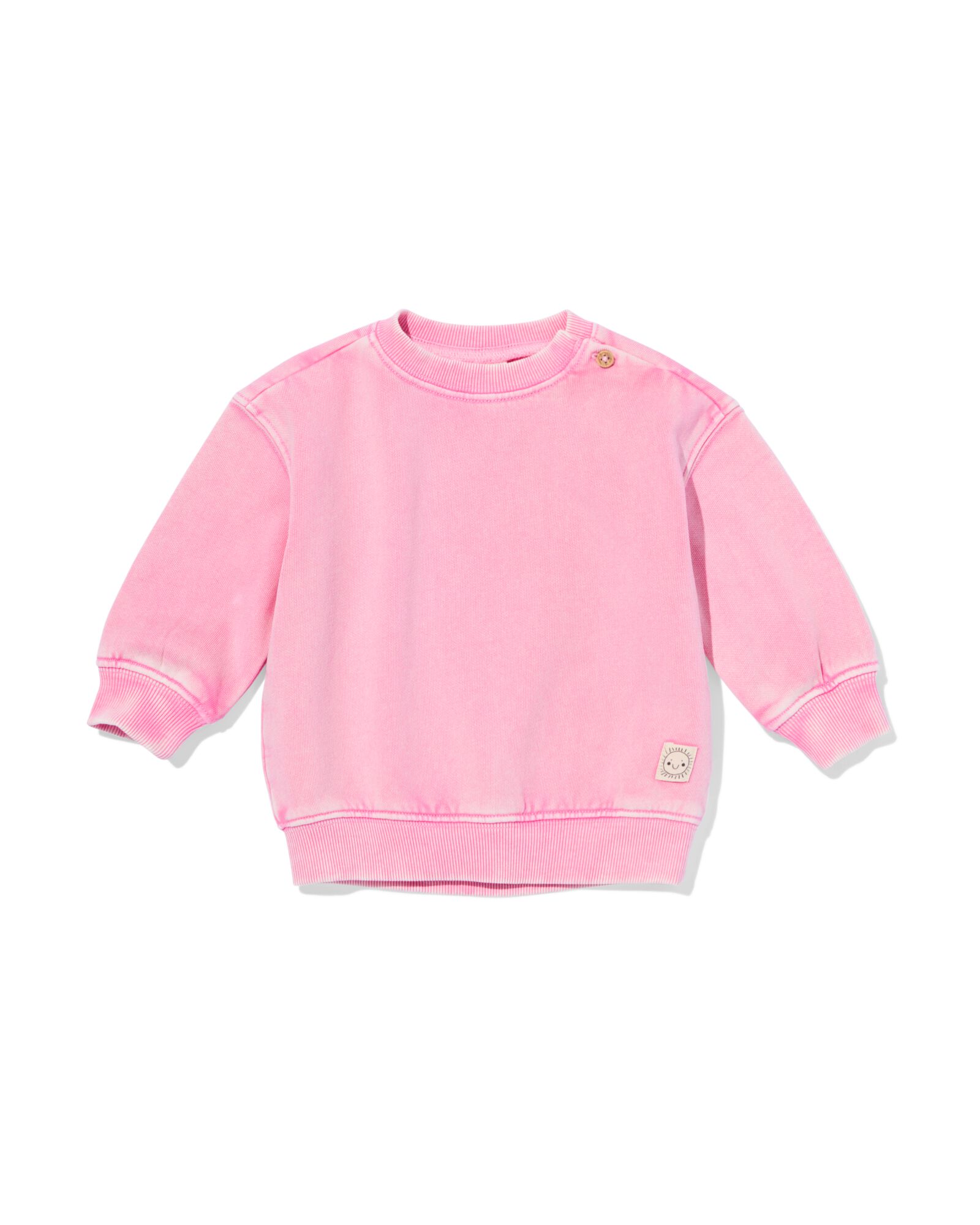 Babypullover aus Sweatstoff  rosa - 33057270PINK - HEMA