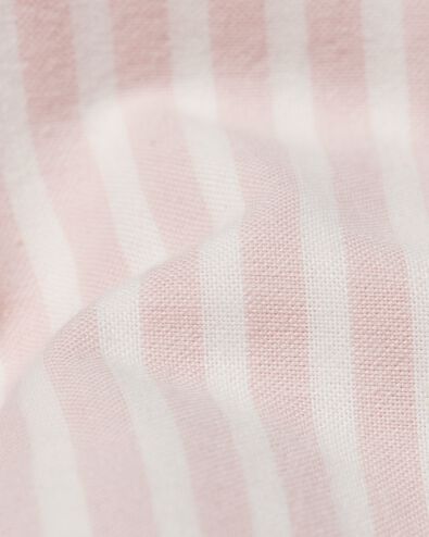 Bettwäsche, Soft Cotton, 200 x 200/220 cm, Streifen, rosa - 5790120 - HEMA