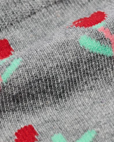 Socken mit Baumwolle Blumen &ndash; 5 Paar grau - 4360430GREY - HEMA
