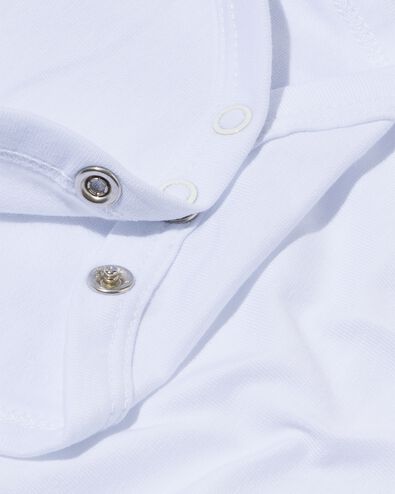 Zwei Bodys - Bio-Baumwollstretch wei&szlig; wei&szlig; - 1000005201 - HEMA