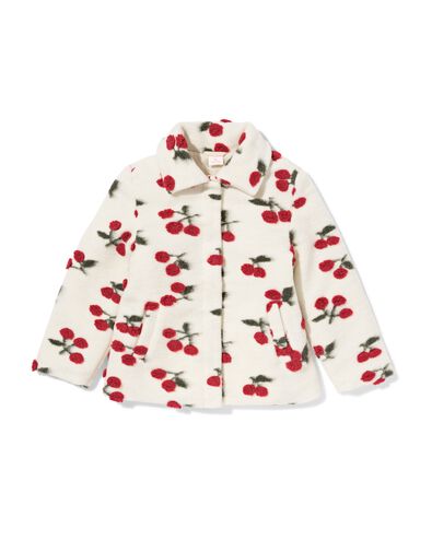 veste enfant nounours cerise &eacute;cru - 30824718ECRU - HEMA