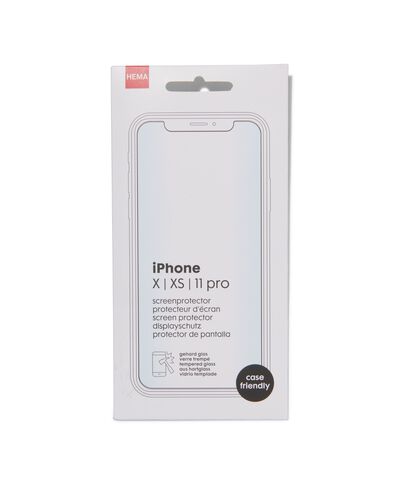 Displayschutz f&uuml;r iPhone X/XS - 39630037 - HEMA