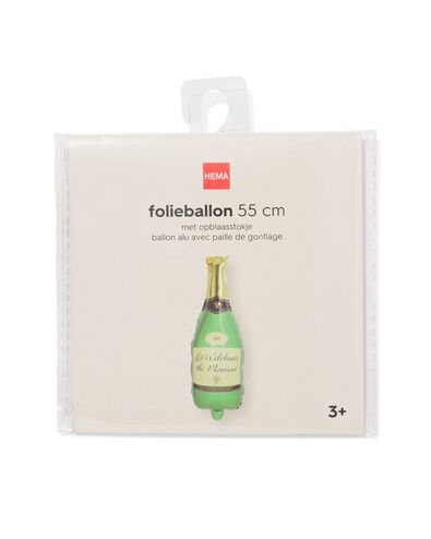 Folienballon Sektflasche, 55 cm - 14250359 - HEMA