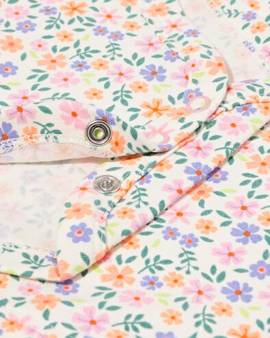 body en coton extensible fleurs multicolore - 33317240MULTICOLOUR - HEMA