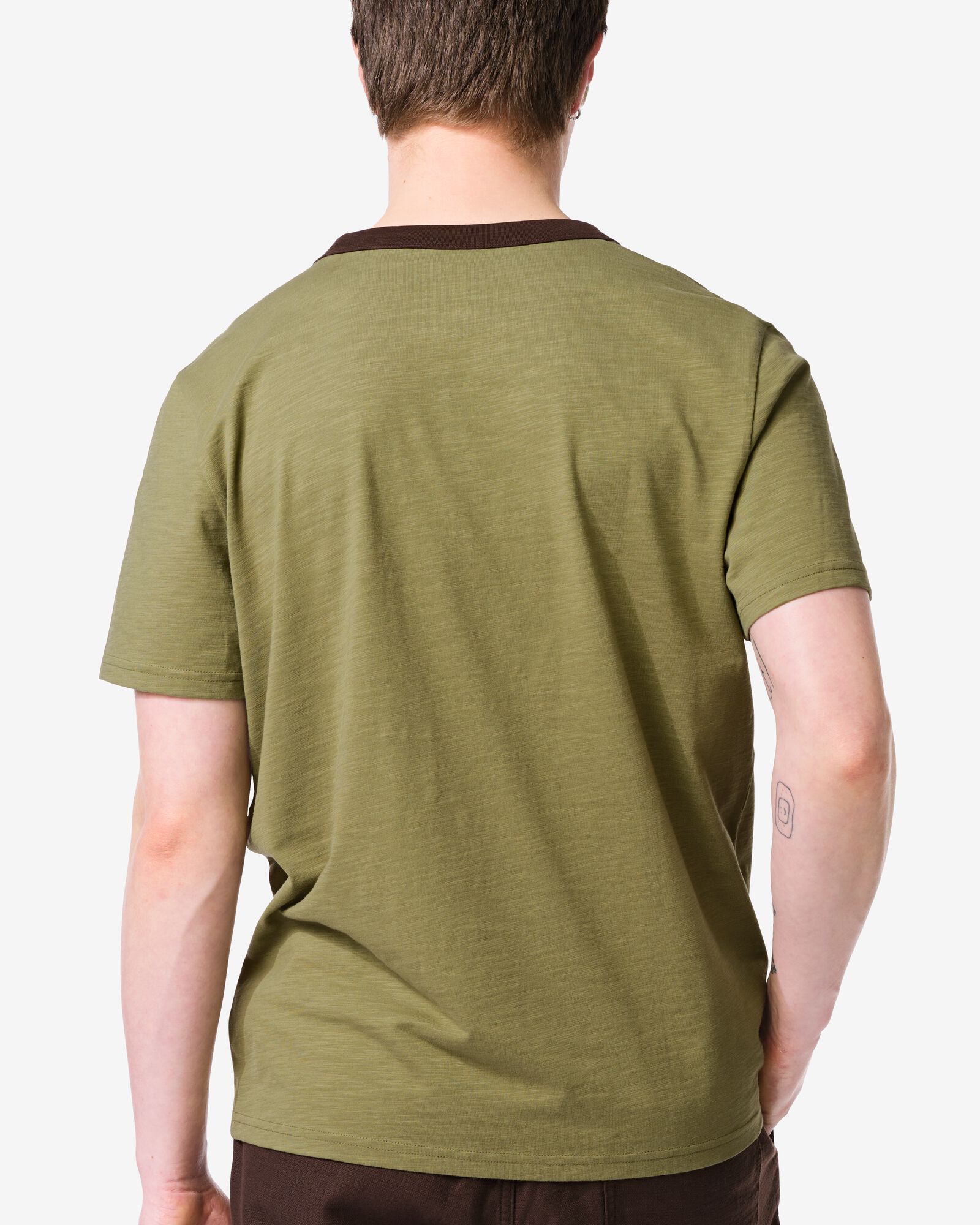 t-shirt homme Joop vert moyen vert moyen - 2100120MIDGREEN - HEMA