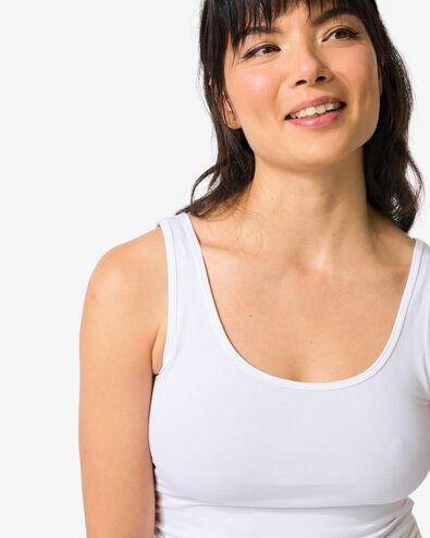 dames singlet wit wit - 1000008379 - HEMA