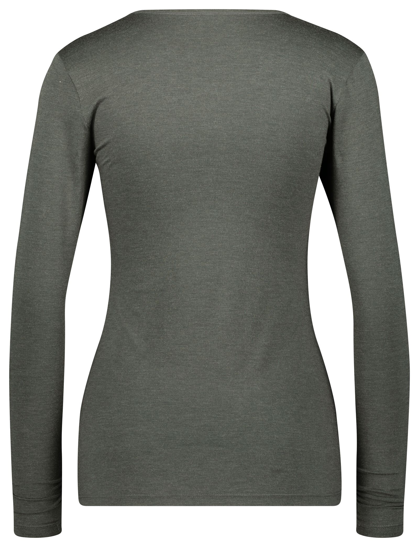 t-shirt thermique femme gris chiné gris chiné - 1000022109 - HEMA