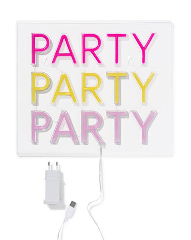 lampe led party 27,5x35,5cm - 14280388 - HEMA