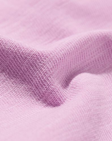 t-shirt enfant jersey brod&eacute; violet violet - 30826102PURPLE - HEMA