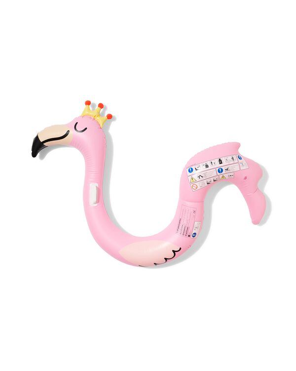 opblaasbare zwemnoodle 154 flamingo - 15800348 - HEMA