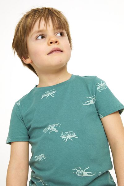 t-shirt enfant insectes vert - 1000026901 - HEMA