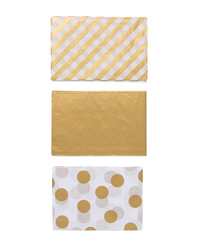 papier de soie 14cm dor&eacute; - 14700628 - HEMA