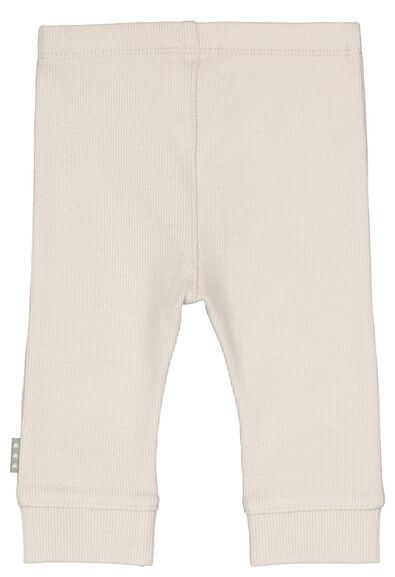 pantalon nouveau-né - côtelé sable - 1000020562 - HEMA
