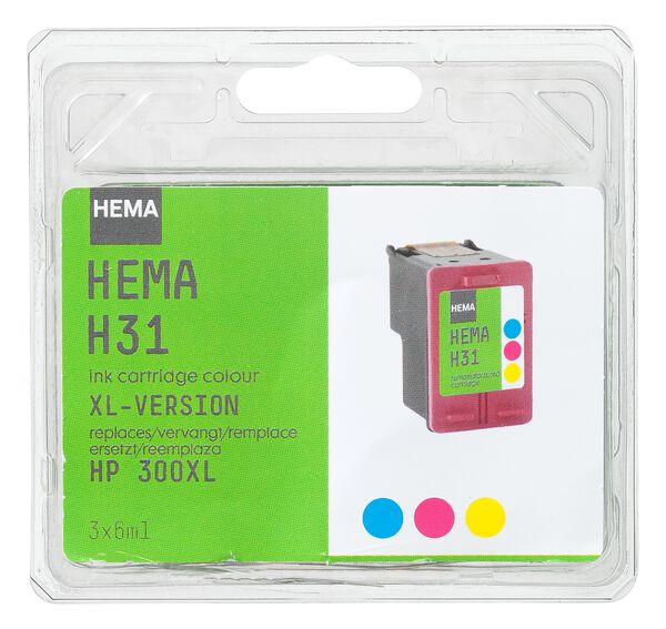 cartouche HEMA H31 remplace HP300CXL - 38390400 - HEMA